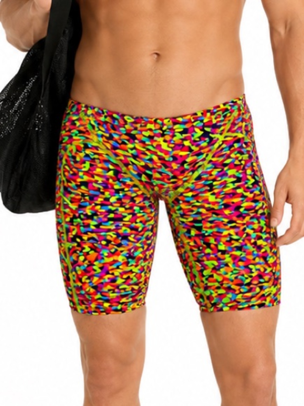 Funky Trunks Fireworks Training Jammers Size 30 Multicolour Swim Shorts Mens